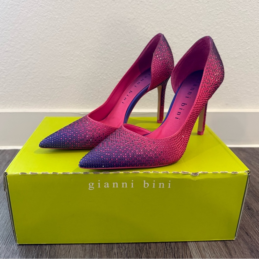 Gianni Bini rhinestone heels